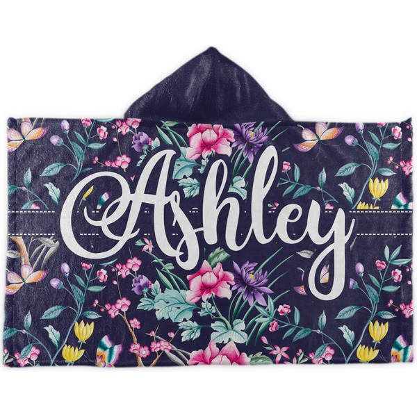 Custom Chinoiserie Kids Hooded Towel (Personalized)