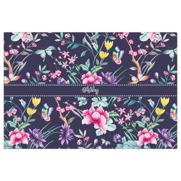 Chinoiserie Indoor / Outdoor Rug - 2'x3' - Front Flat