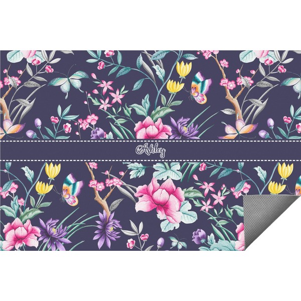 Custom Chinoiserie Indoor / Outdoor Rug - 5'x8' (Personalized)