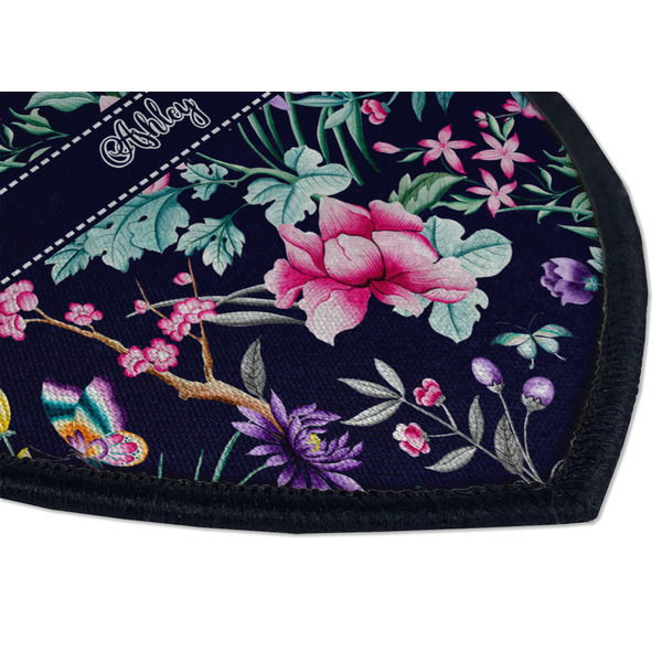 Chinoiserie Iron on Shield 3 Detail