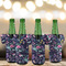 Chinoiserie Jersey Bottle Cooler - Set of 4 - LIFESTYLE