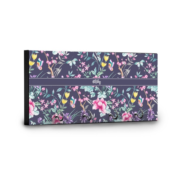 Chinoiserie Key Hanger - Front View with Hooks