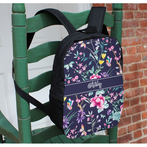 Chinoiserie Kids Backpack - In Context