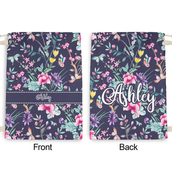 Chinoiserie Large Laundry Bag - Front & Back View