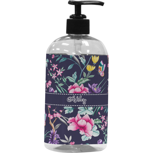 Custom Chinoiserie Plastic Soap / Lotion Dispenser (Personalized)