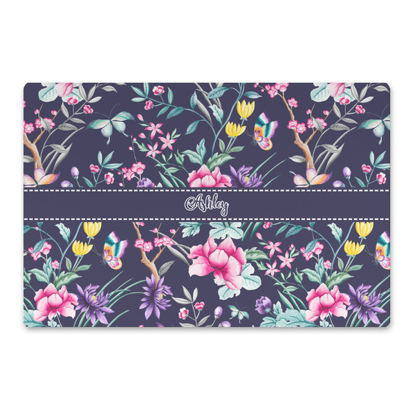 Custom Chinoiserie Large Rectangle Car Magnet (Personalized)