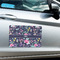 Chinoiserie Large Rectangle Car Magnets- In Context