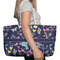 Chinoiserie Large Rope Tote Bag - In Context View