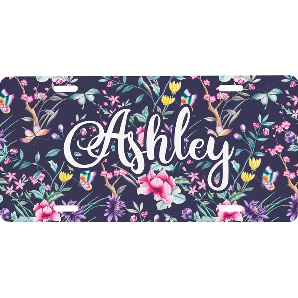 Custom Chinoiserie Front License Plate (Personalized)