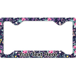 Chinoiserie License Plate Frame - Style C (Personalized)