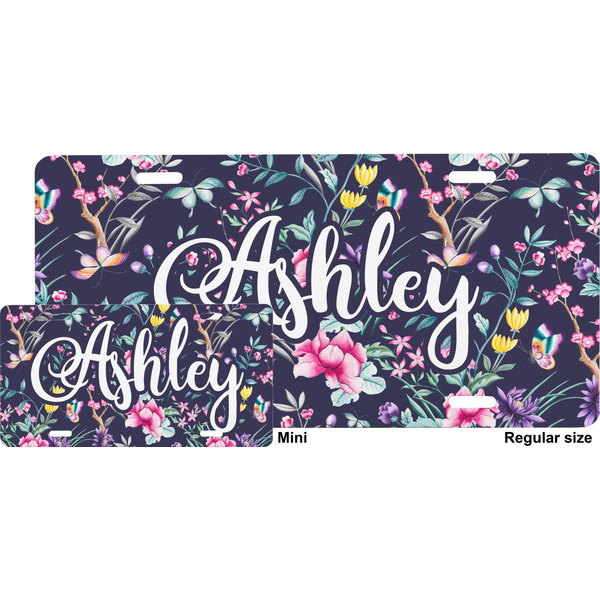 Chinoiserie License Plate (Sizes)