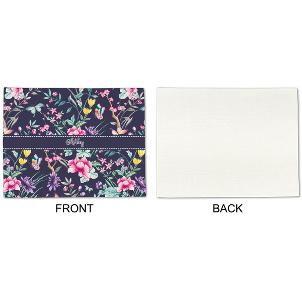 Chinoiserie Linen Placemat - APPROVAL Single (single sided)