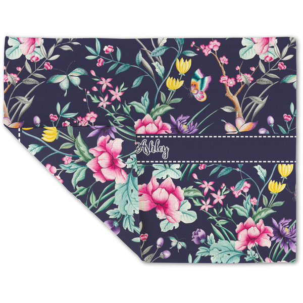 Chinoiserie Linen Placemat - Folded Corner (double side)