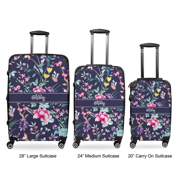 Chinoiserie Luggage Bags all sizes - With Handle