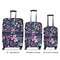Chinoiserie Luggage Bags all sizes - With Handle