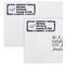 Chinoiserie Mailing Labels - Double Stack Close Up