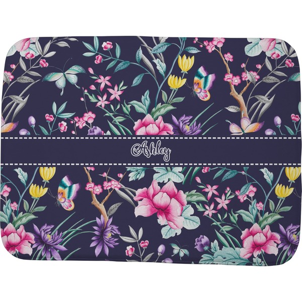 Custom Chinoiserie Memory Foam Bath Mat - 48"x36" (Personalized)