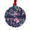Chinoiserie Metal Ball Ornament - Front