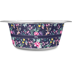 Chinoiserie Stainless Steel Dog Bowl (Personalized)