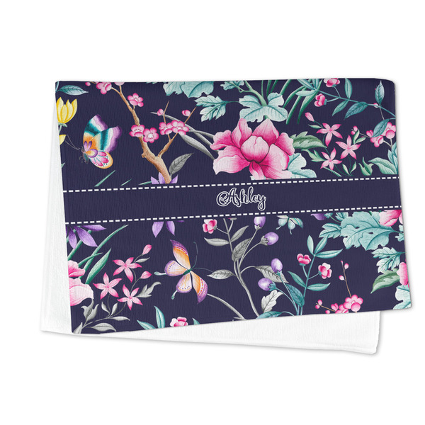 Chinoiserie Microfiber Dish Towel - FOLDED HALF