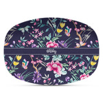 Chinoiserie Plastic Platter - Microwave & Oven Safe Composite Polymer (Personalized)