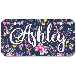 Chinoiserie Mini/Bicycle License Plate (2 Holes) (Personalized)