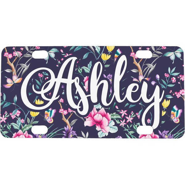 Custom Chinoiserie Mini/Bicycle License Plate (Personalized)
