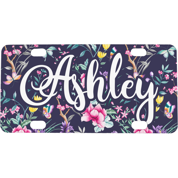 Custom Chinoiserie Mini/Bicycle License Plate (Personalized)