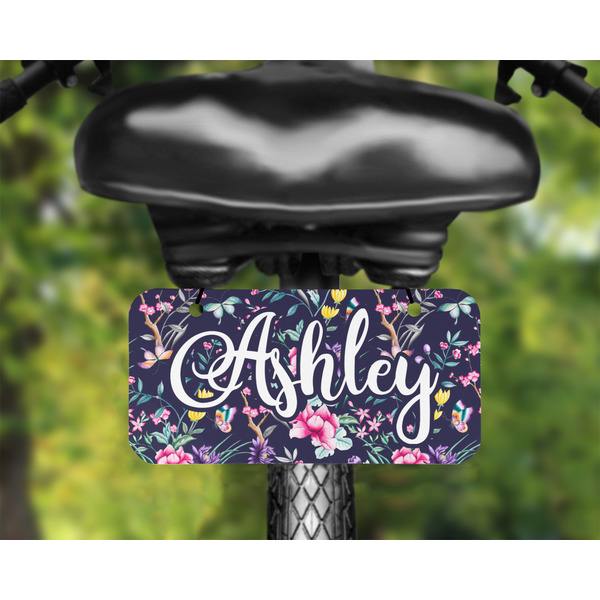 Chinoiserie Mini License Plate on Bicycle - LIFESTYLE Two holes