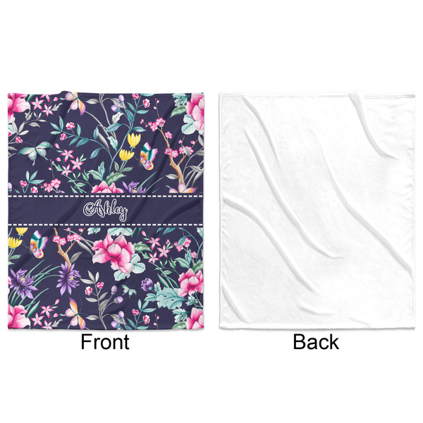 Chinoiserie Minky Blanket - 50"x60" - Single Sided - Front & Back