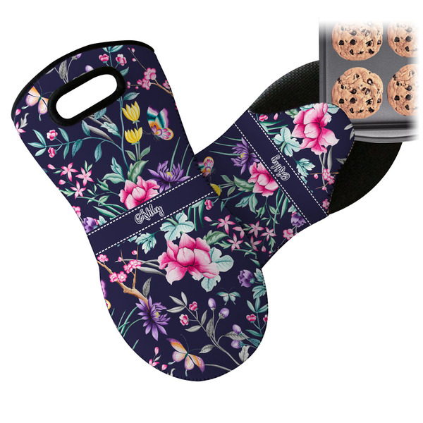 Chinoiserie Neoprene Oven Mitt