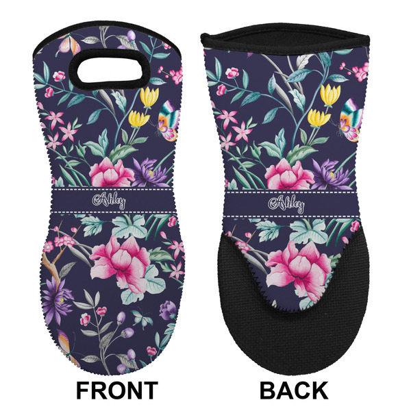 Chinoiserie Neoprene Oven Mitt (Front & Back)