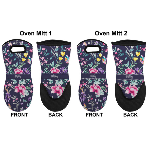 Chinoiserie Neoprene Oven Mitt - Set of 2 - Approval