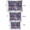 Chinoiserie Outdoor Dog Beds - SIZE CHART