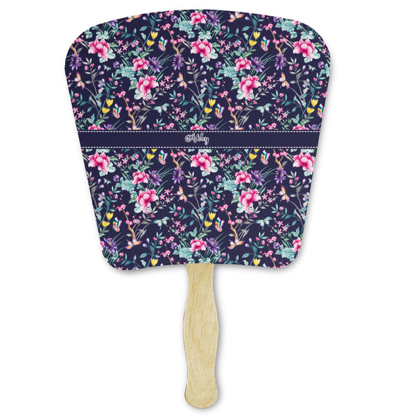 Custom Chinoiserie Paper Fan (Personalized)