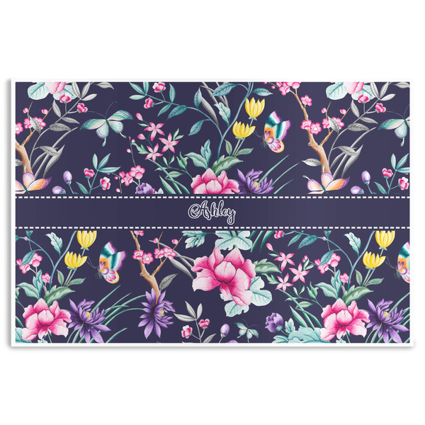 Custom Chinoiserie Disposable Paper Placemats (Personalized)