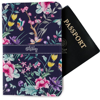 Chinoiserie Passport Holder - Fabric (Personalized)
