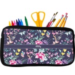 Chinoiserie Neoprene Pencil Case - Small w/ Name or Text