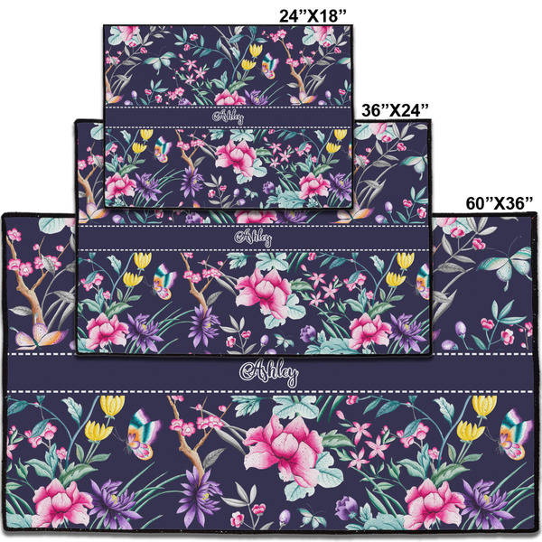 Chinoiserie Personalized Door Mat - Group Parent IMF