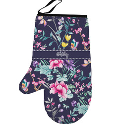 Chinoiserie Left Oven Mitt (Personalized)