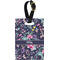 Chinoiserie Plastic Luggage Tag - Rectangular w/ Name or Text