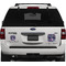 Chinoiserie Personalized Square Car Magnets on Ford Explorer