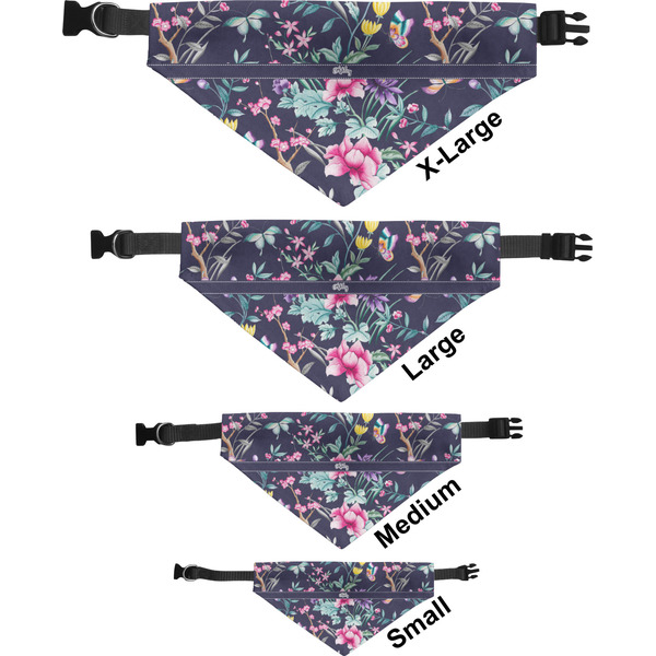 Chinoiserie Pet Bandana Sizes