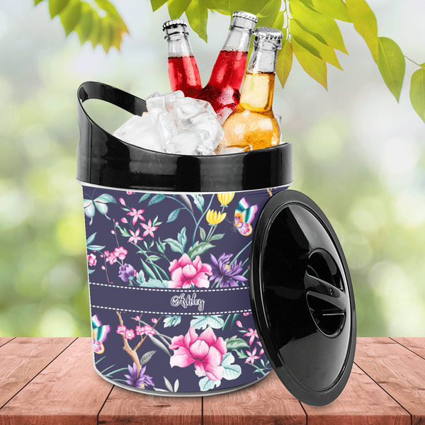 Chinoiserie Plastic Ice Bucket - LIFESTYLE