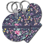 Chinoiserie Plastic Keychain (Personalized)