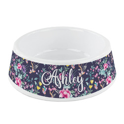 Chinoiserie Plastic Dog Bowl - Small (Personalized)