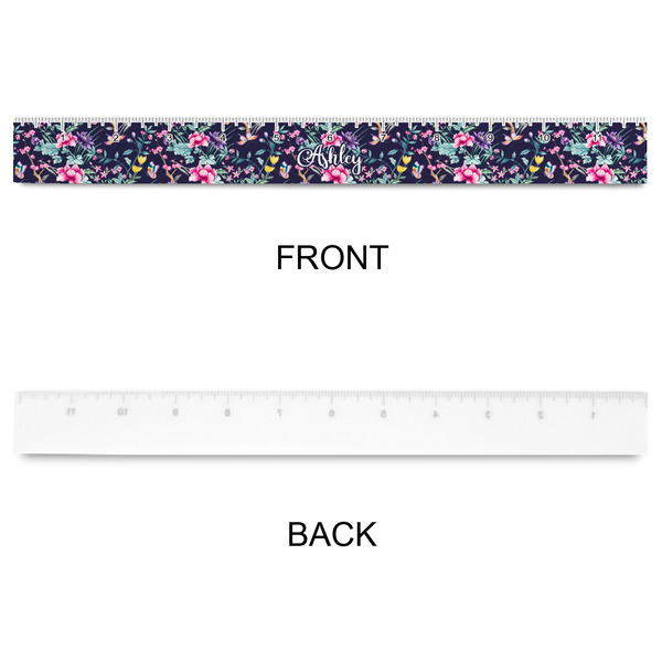 Chinoiserie Plastic Ruler - 12" - APPROVAL