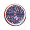 Chinoiserie Printed Icing Circle - Small - On Cookie