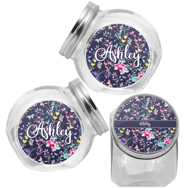 Chinoiserie Puppy Treat Jar - Top Left Right