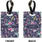 Chinoiserie Rectangle Luggage Tag (Front + Back)